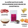 Juliet Hipoalergena suha hrana za pse od janjetine (bez pšeničnog glutena i piletine mesa, premium formula) - Slika 3