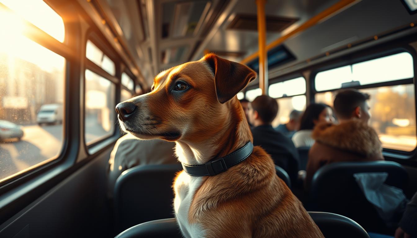 pas u autobusu