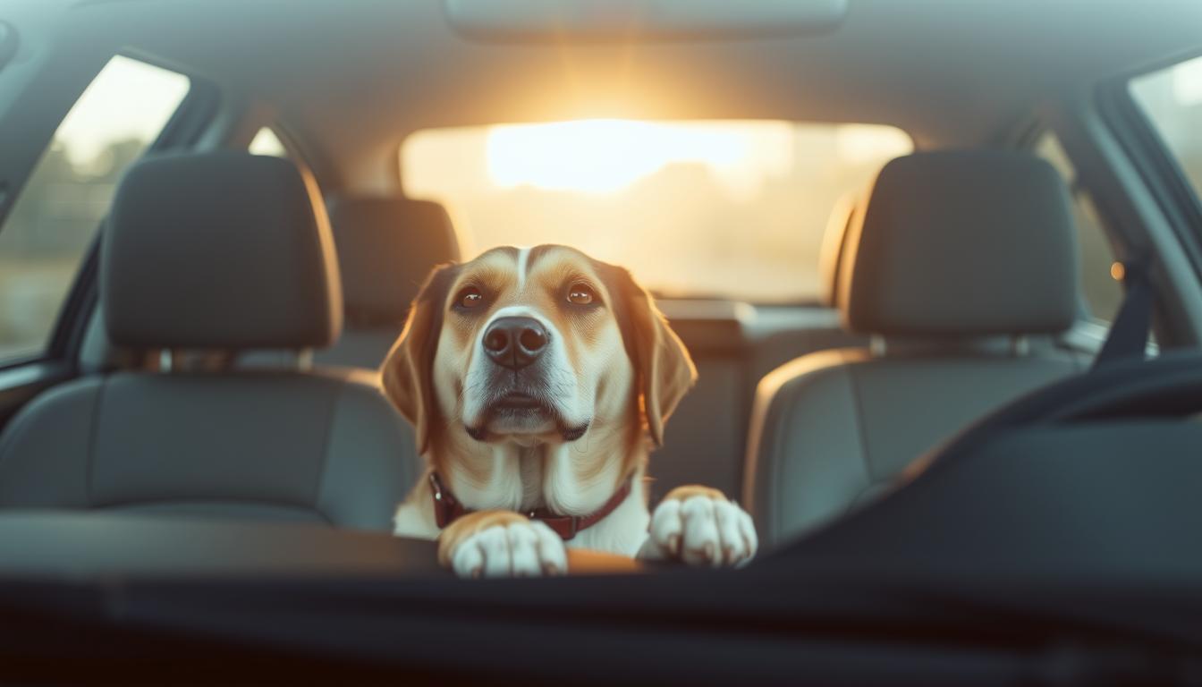prilagodba psa na vožnju automobilom