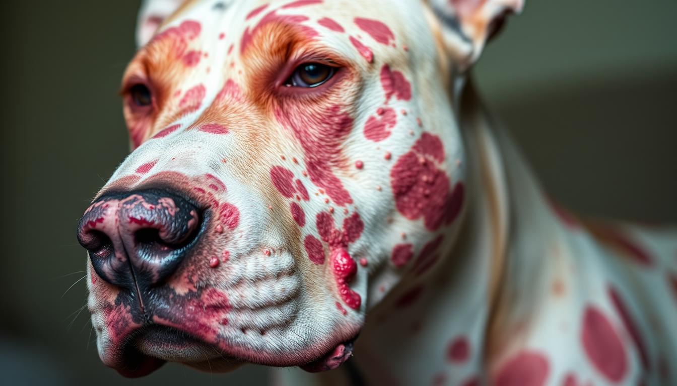 bullterrier upala kože