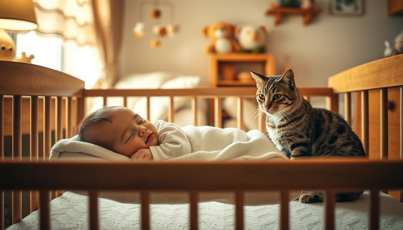 dom siguran za mačku i bebu