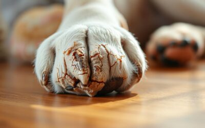 Blog 23 Zašto se ljušti jastučić šape psa?