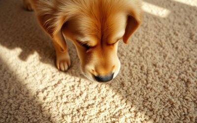 Moj pas trlja lice o tepih – je li to normalno?