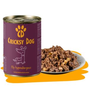 Ely hipoalergena mokra hrana za pse s govedinom (bez pšeničnog glutena i piletine mesa, premium formula) – 410 g