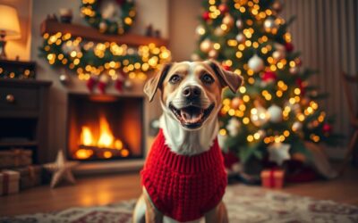 Božićno fotografiranje sa psom – kako do savršene blagdanske slike