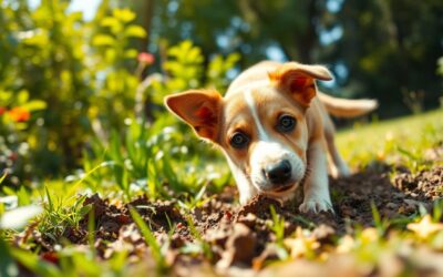 Zašto pas kopa rupe po vrtu ljeti?