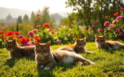 Debljanje steriliziranih mačaka tijekom ljeta
