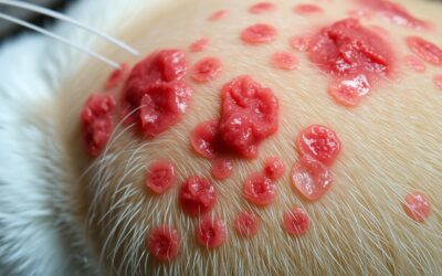 Krastice na koži mačke ljeti – alergija ili gljivice?