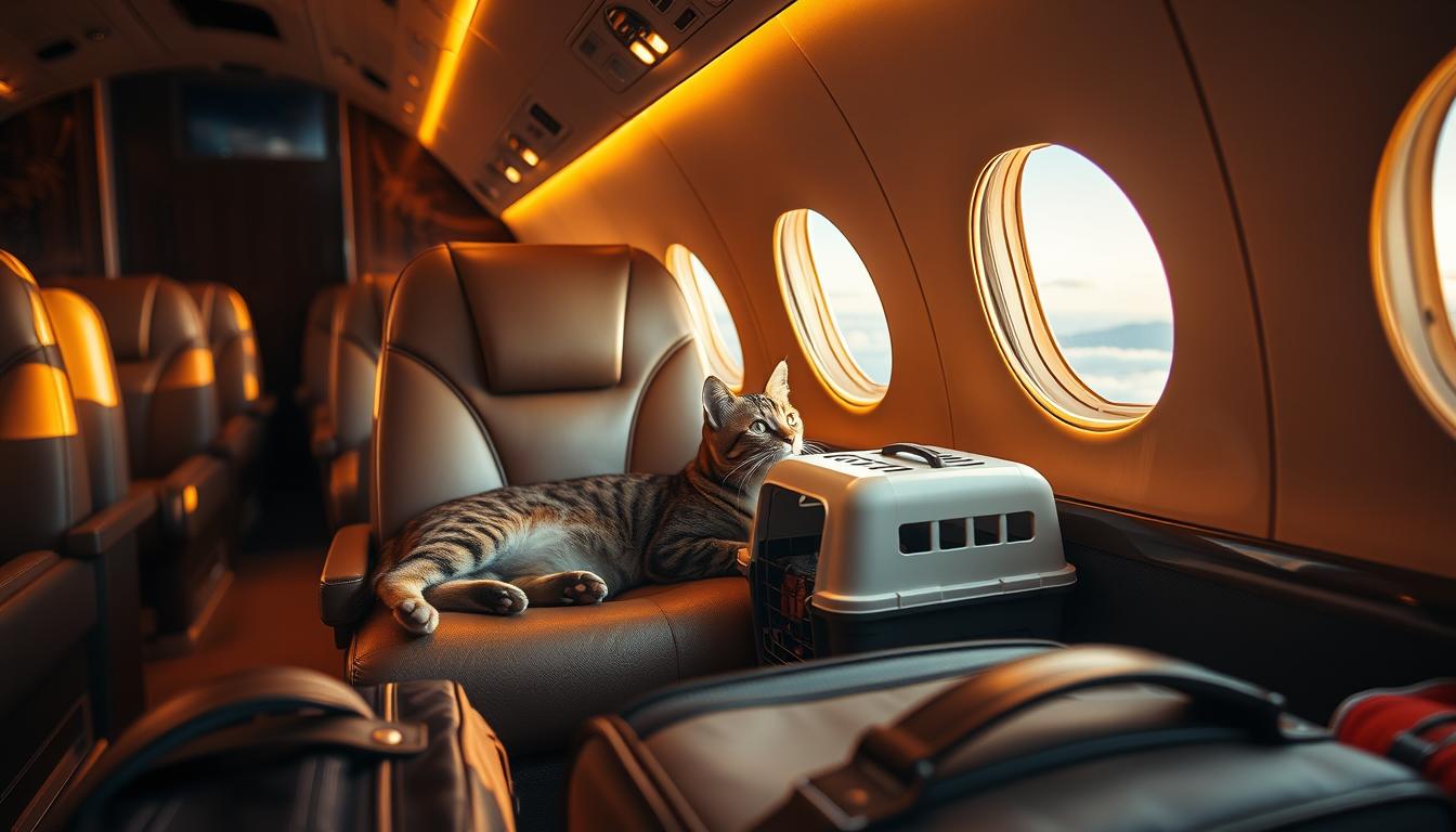 mačka ljeto let avionom