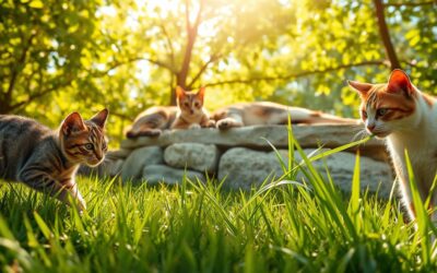 Mačke češće jedu travu ljeti – zašto?