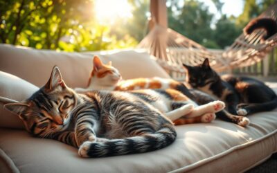 Ljetne navike spavanja kod mačaka