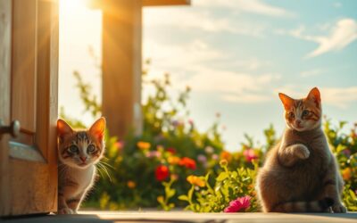 Otvaranje vrata ljeti – kako se nositi s mačjom znatiželjom?