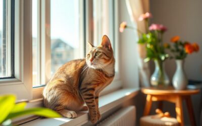 Mačka u stanu tijekom ljeta – na što obratiti pozornost?