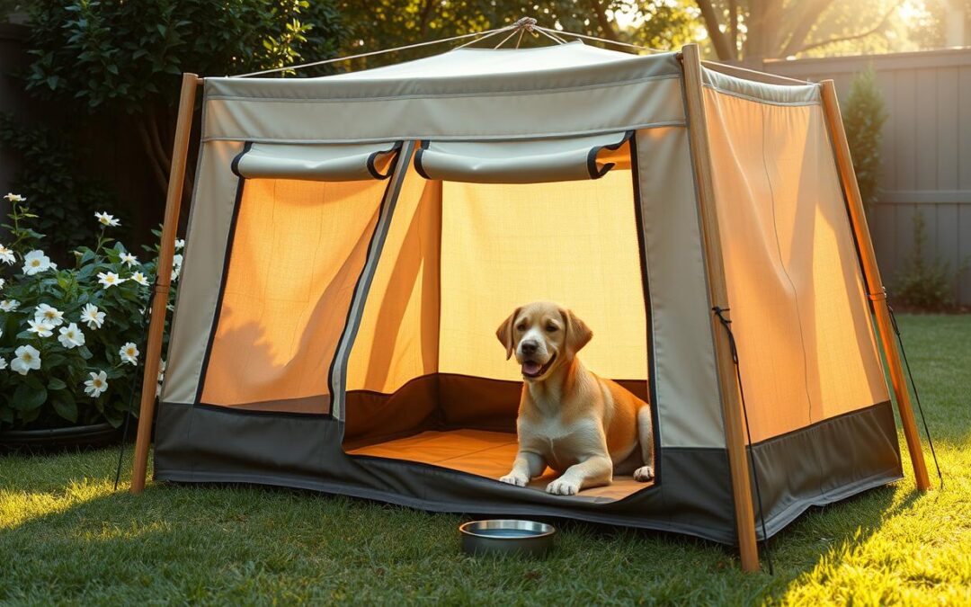 Kako napraviti vrtni šator za psa?