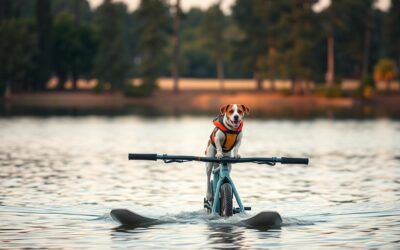 Vodeni bicikl sa psom – je li moguće i sigurno?
