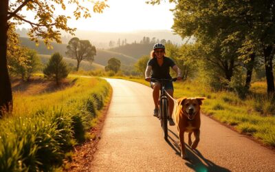 Blog 23 Vožnja biciklom sa psom ljeti – opasno ili zabavno?