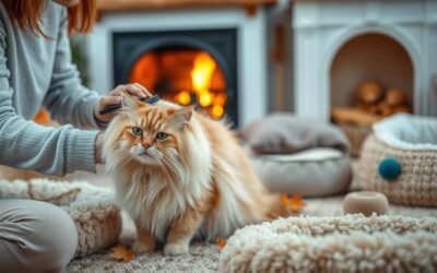 Jesenska rutina njege za starije mačke