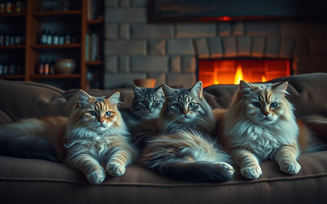 Eterična ulja prijateljska za mačke u hladnijim večerima