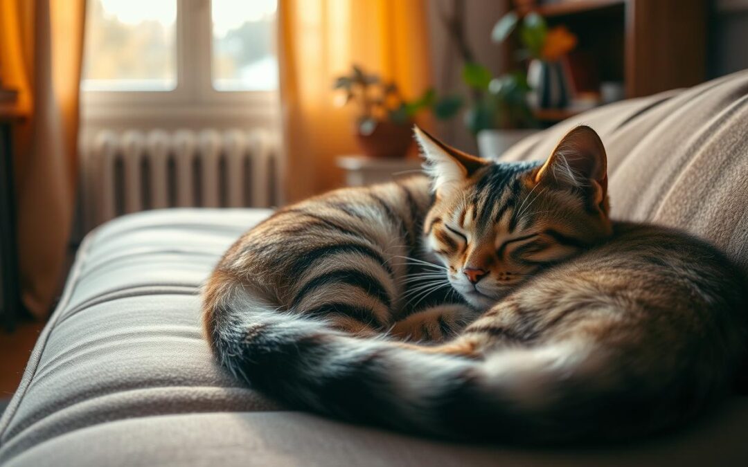 Što učiniti ako tvoja mačka previše spava u jesen?