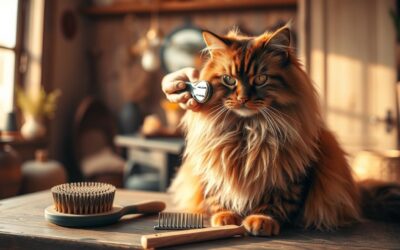 Jesenska rutina njege dlake za dugodlake mačke