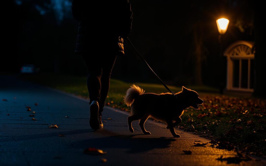 Jesenska šetnja u mraku – sigurnosni savjeti za vlasnike pasa