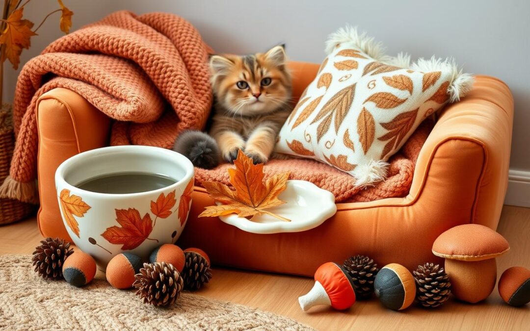 Jesenske deke, jastuci i dodaci za mačke – trendovi