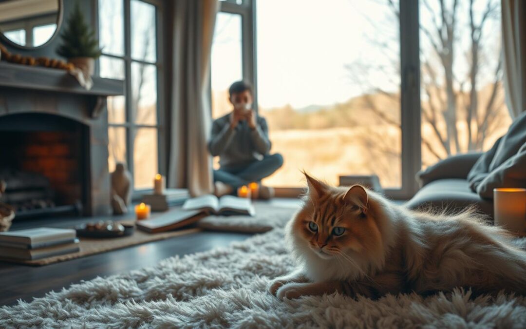 Jesenski rituali opuštanja – mir za tebe i tvoju mačku