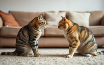 Predstavljanje mačke iz skloništa drugoj mački