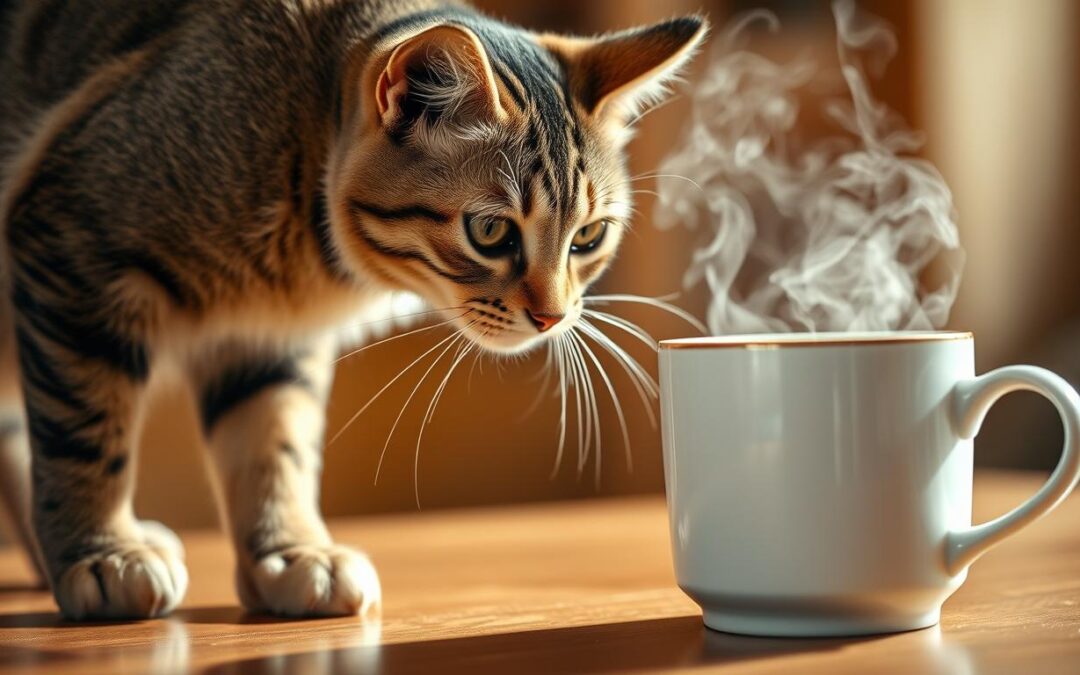 Mačke i vrući napici – što ne smiješ ostaviti na stolu!