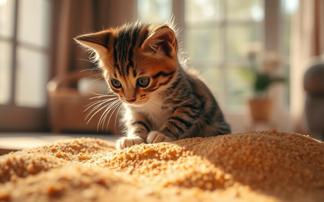 Što učiniti ako mačić ne koristi pijesak?