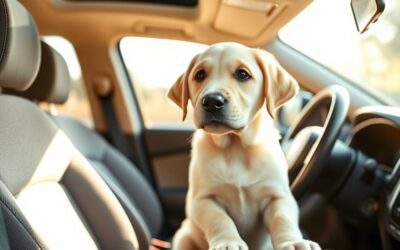Kako naviknuti štene na vožnju autom?