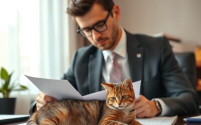 Mačji blog 18 Bonton za sastanke s klijentima s mačkom – Sve što moraš znati o tome!