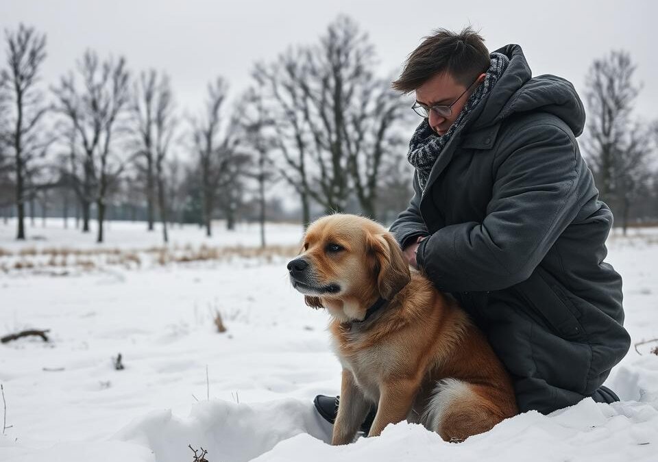 Kada ne voditi psa u šetnju zimi?