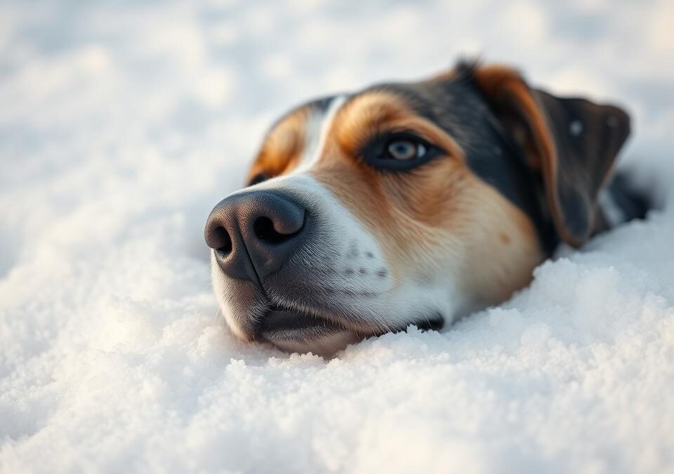 Zašto se psu mijenja njuh ispod snijega zimi?