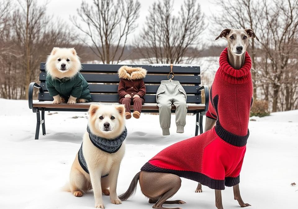 Zimska odjeća za male i velike pse