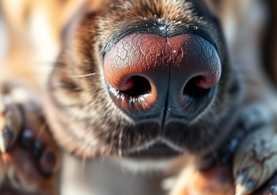 Kako njegovati pseći nos i šape zimi?