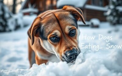 Jedenje snijega kod pasa – opasna navika?