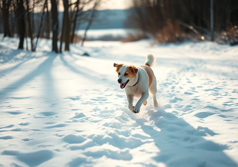 Na što paziti kada se pas igra na snijegu?