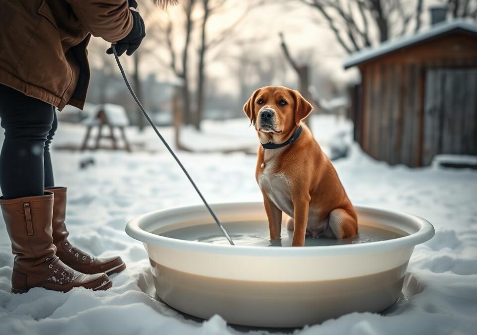 Kupanje pasa zimi – kada je preporučeno, a kada zabranjeno?