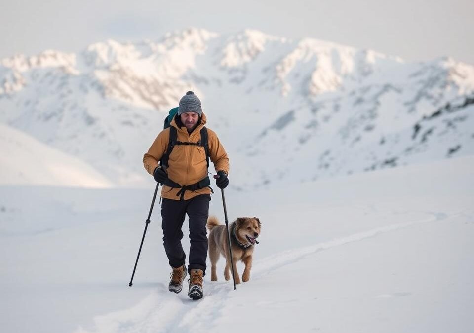Zimsko planinarenje s psom – savjeti za pripremu