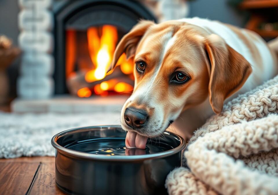 Potreba pasa za vodom zimi – ne dopusti dehidraciju