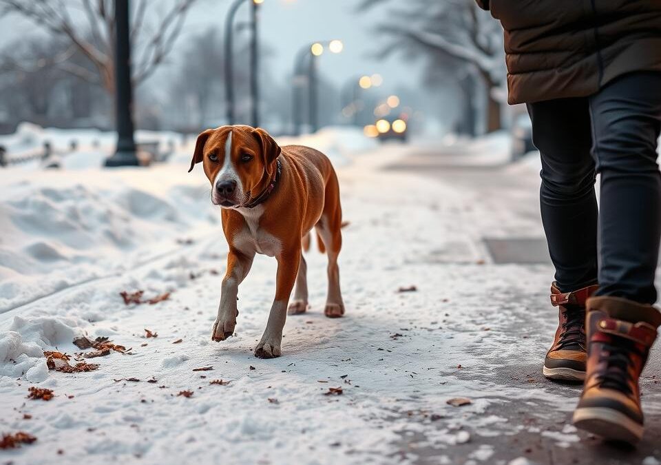 Opasne tvari na pločnicima – kako zaštititi psa?