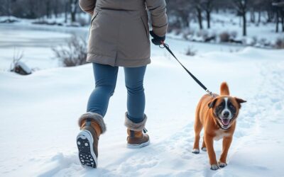 Zimske šetnje s psom – kako zaštititi njegove šape