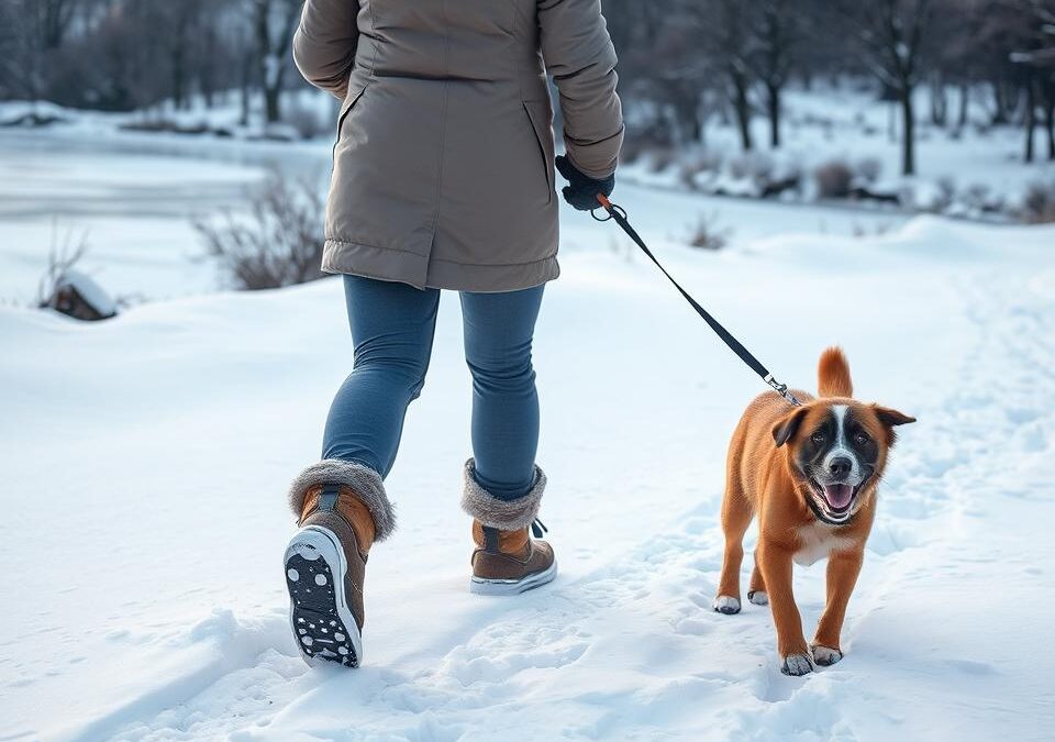 Zimske šetnje s psom – kako zaštititi njegove šape