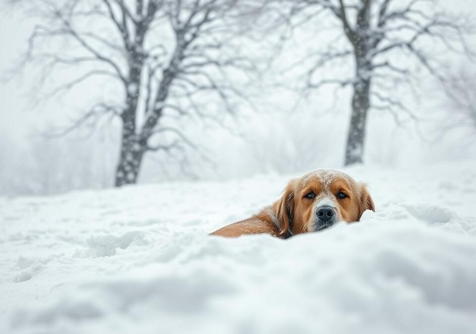 Zaštita pasa u snježnoj oluji – što učiniti, a što ne