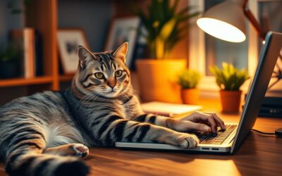 Mačji blog 16 Podrška mački pri radu od kuće – Sve što moraš znati o tome!