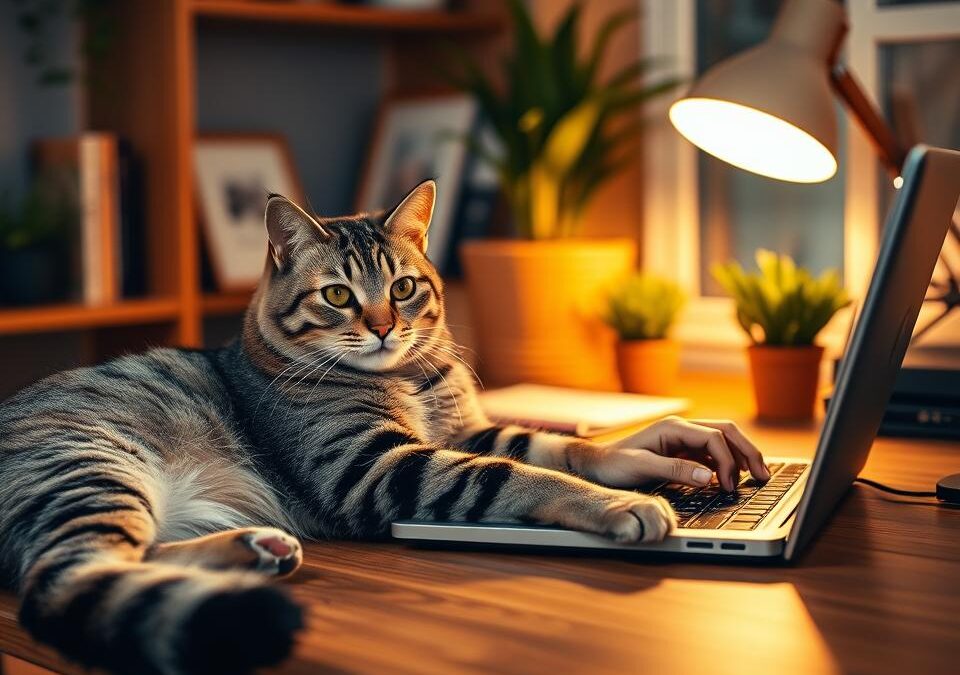 Podrška mački pri radu od kuće – Sve što moraš znati o tome!
