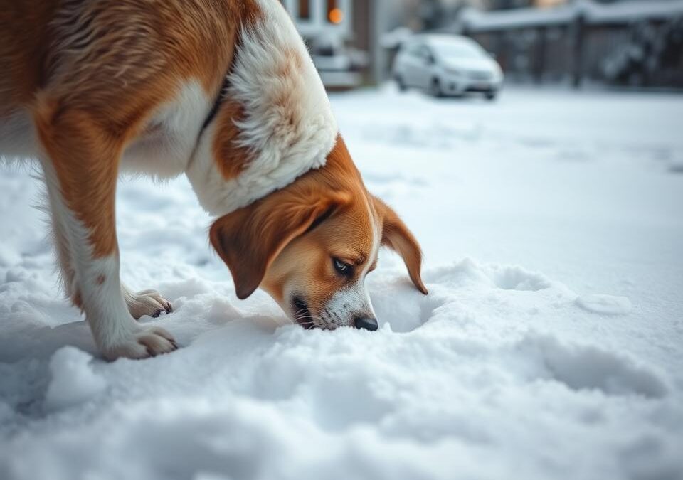 Kako pas reagira na prvi snijeg?