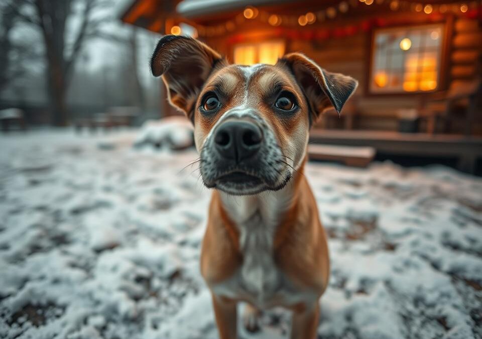Reakcija pasa na iznenadni mraz