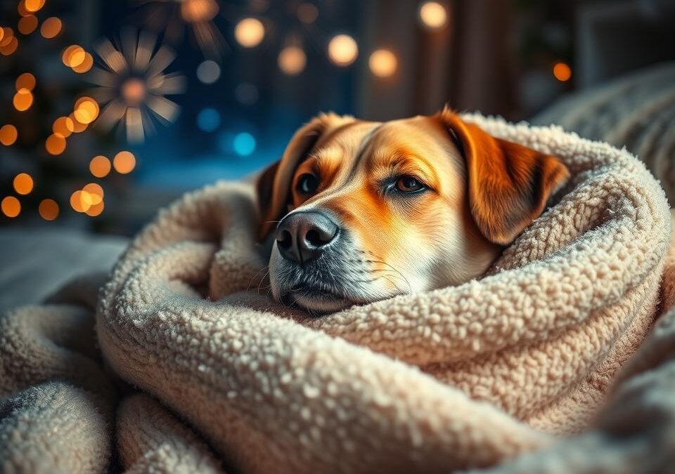 Kako pripremiti psa na buku tijekom Nove godine?